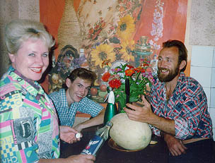 Luba, her son Sergeii and Sasha 